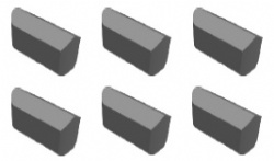 Type K20 and K21  for making chisel   、Cross and X-shaped  carbide drill bits